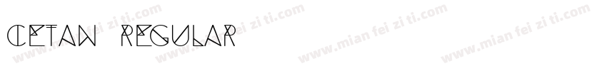 Cetan Regular字体转换